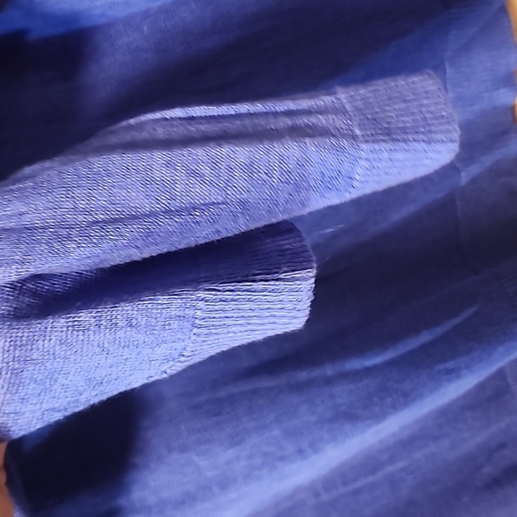 Women's Blue Long Sleeve Top - Picture 7 of 7